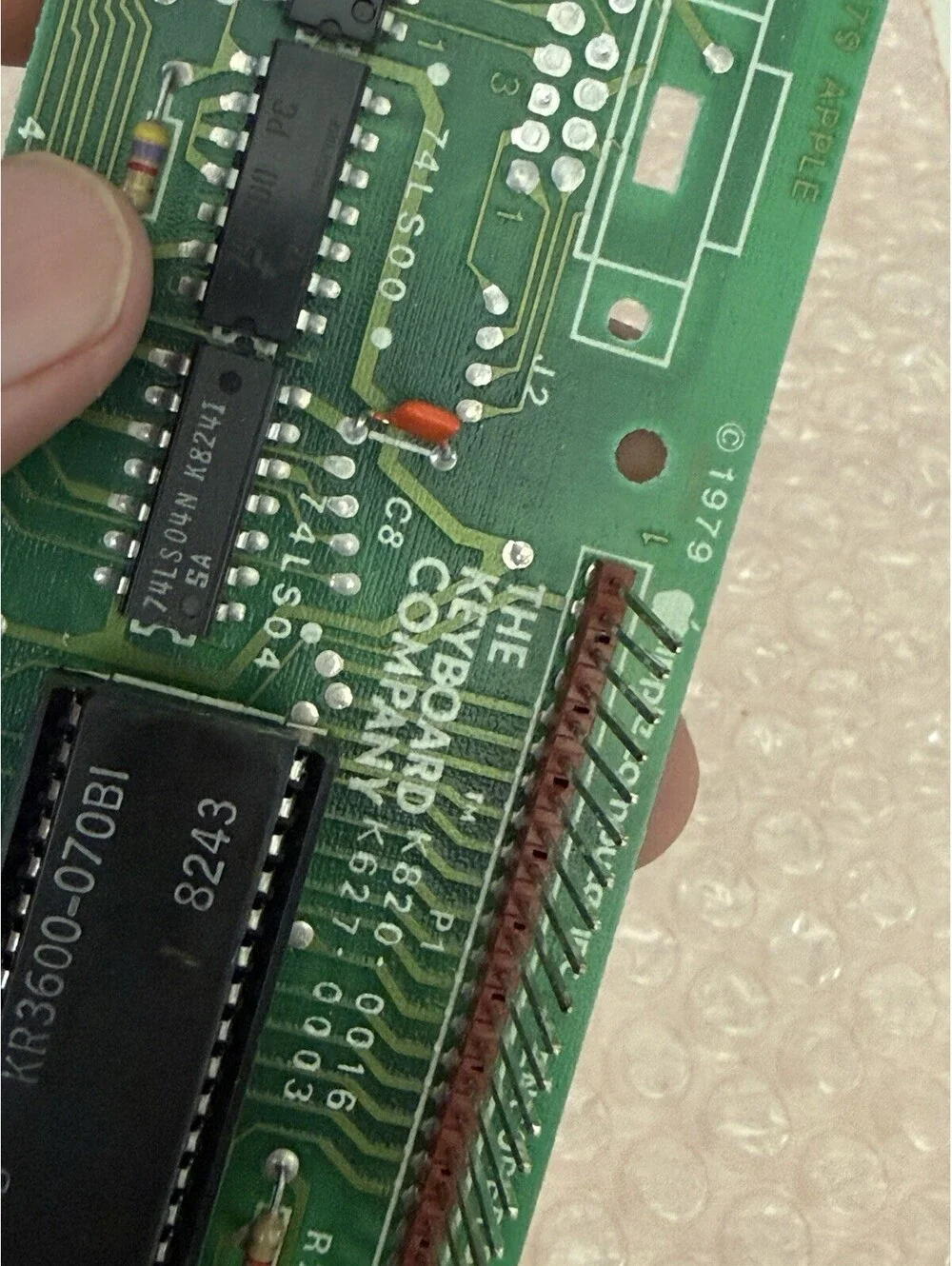 Vintage Apple II )II PLUS) Keyboard Encoder Board 1979 Is Untested